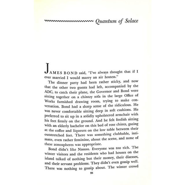 "For Your Eyes Only" Book 1960 Fleming, Ian For Sale In New York - Image 6 of 9