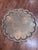 Large Hand Engraved Indian Tray With Scalloped Edge 27.5" For Sale In Philadelphia - Image 6 of 6