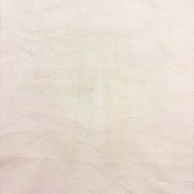 Late 20th Century Vintage Sewn Cotton Red Cross Flag For Sale - Image 5 of 5