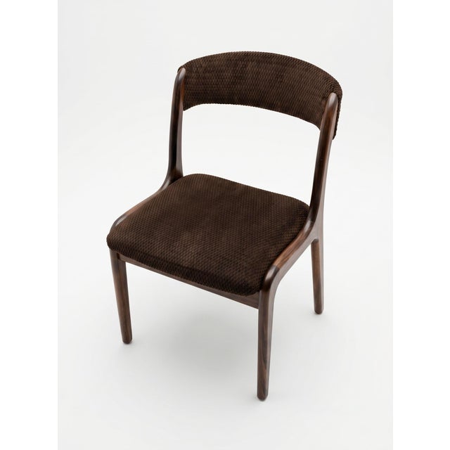 Vintage Gondole Model Velvet Chairs from Baumann, 1960, Set of 4 For Sale - Image 4 of 6