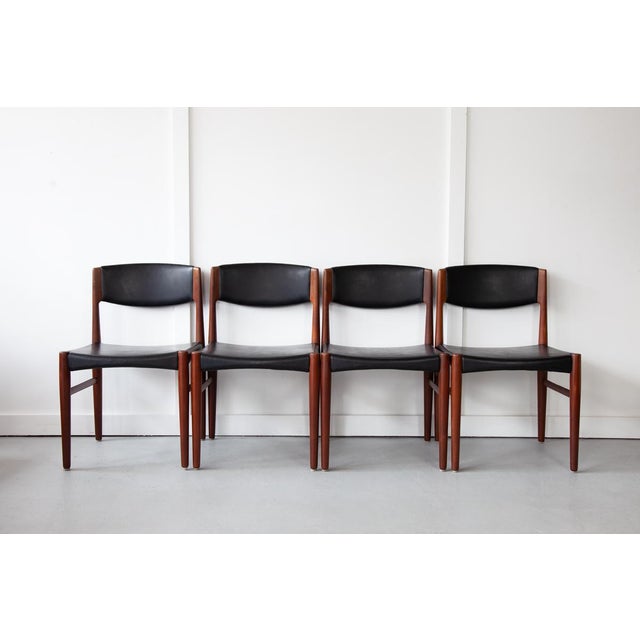 Vintage Daish Dining Chairs by Grete Jalk, 1960s, Set of 4 For Sale - Image 9 of 9
