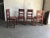Antique Painted Wooden Dining Chairs, Set of 4 For Sale - Image 4 of 12