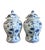 Ceramic Chinoiserie Blue & White Cherry Blossom Ginger Jars - A Pair For Sale - Image 7 of 8