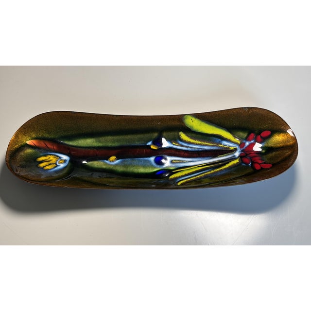 Enamelled Copper Bowl by Studio Laurana Rame Darte, Italy, 1960s For Sale - Image 3 of 13