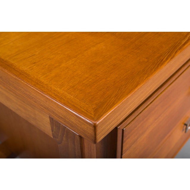 Danish Modern Executive Teak Desk by Arne Vodder for H.P. Hansen, 1960s For Sale - Image 15 of 18