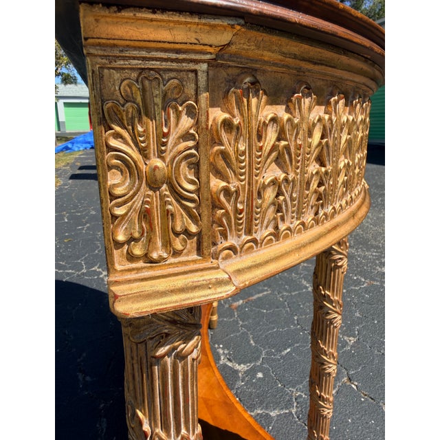 This is a handcrafted made to order table by EGA home ( for $10,358 + tax) in used but excellent like new condition.
