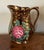 Antique 19th Century English Regency Staffordshire Copper Luster Pitcher With Relief Molded Pink Roses For Sale In New York - Image 6 of 14