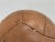 Vintage Brown Leather Medicine Ball, 1930s For Sale - Image 4 of 6