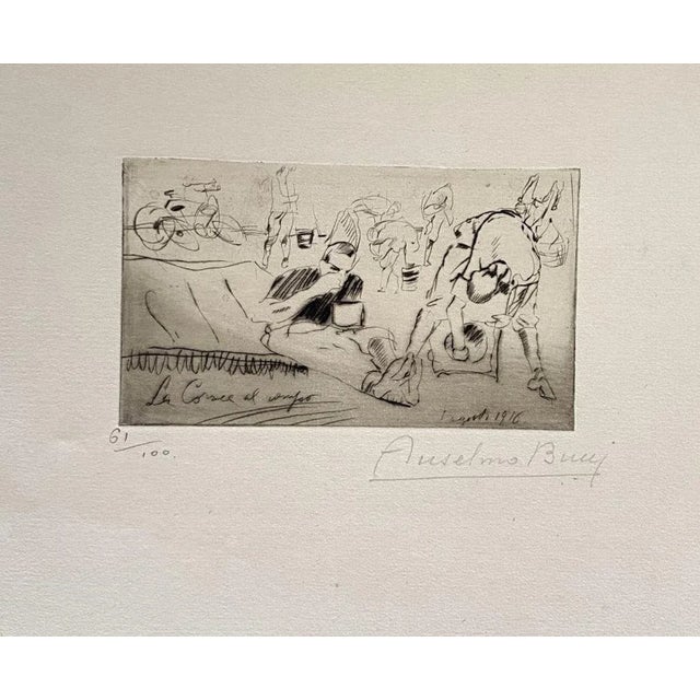 Anselmo Bucci, Militant, 1917, Etching For Sale - Image 3 of 3