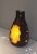 Ceramic and Yellow Glass Lamp, circa 1970 For Sale - Image 4 of 13