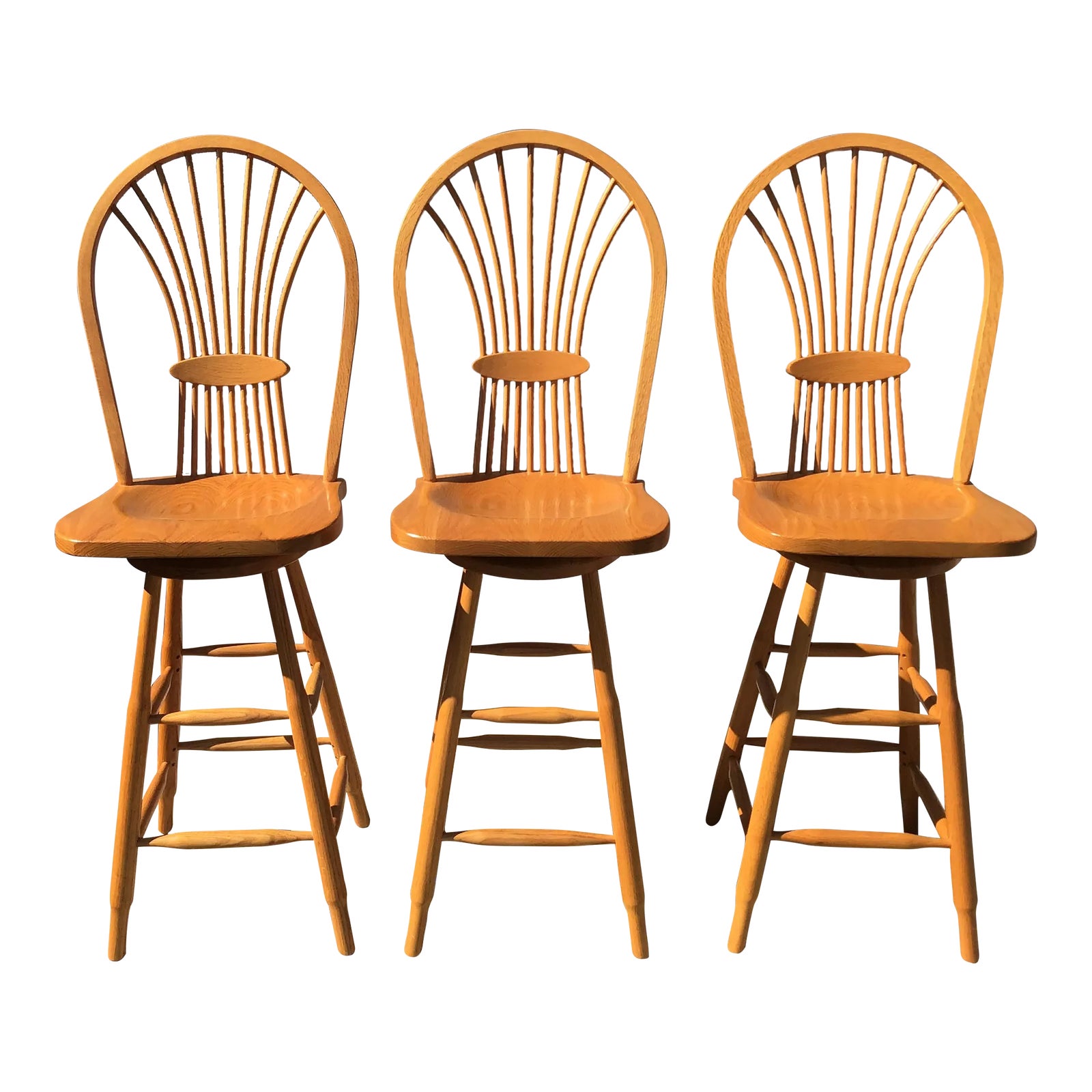 1990s Modern Farmhouse Chairs Set of 3 Chairish