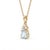 Not Yet Made - Made To Order Beautiful Aquamarine Gemstone Pendant | Dainty March Birthstone Stacking Pendant for Woman For Sale - Image 5 of 5