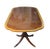 Traditional Vintage Councill Craftsman Banded Mahogany Scalloped Edge Dining Table With Leaf For Sale - Image 3 of 10