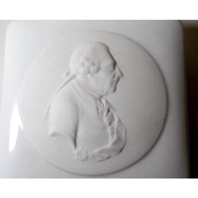 KPM Porcelain Vintage KPM German Porcelain Jewelry Cameo Dresser Box Johann Sebastian Müller For Sale - Image 4 of 8