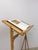 Tan Vintage Rattan Wicker Easel Podium Art Stand Coastal Boho Hollywood Regency For Sale - Image 8 of 13