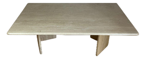 Vintage Travertine Coffee Table, 1970s