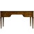 1970s Louis Style Black Leather Top Writing Desk or Vanity For Sale - Image 14 of 14