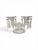 Glass Vintage Hollywood Regency Crystal Prism Double Glass Candlestick Holders – Pair For Sale - Image 7 of 7