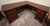 Brown Late 20th Century Traditional Cherry Wood L-Shaped Executive Corner Desk With Integrated File Storage For Sale - Image 8 of 13