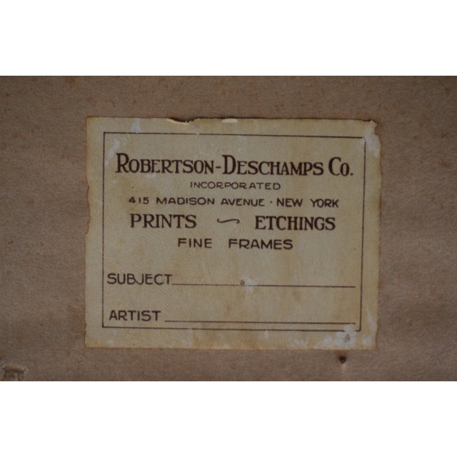 Finish West Hills Plate Winner-Alligator 1928 Pastel Drawing by Paul Brown For Sale - Image 4 of 6