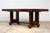 Art Deco Rosewood and Brass Dining Table, Jules Leleu Style, 1930s For Sale In New York - Image 6 of 18