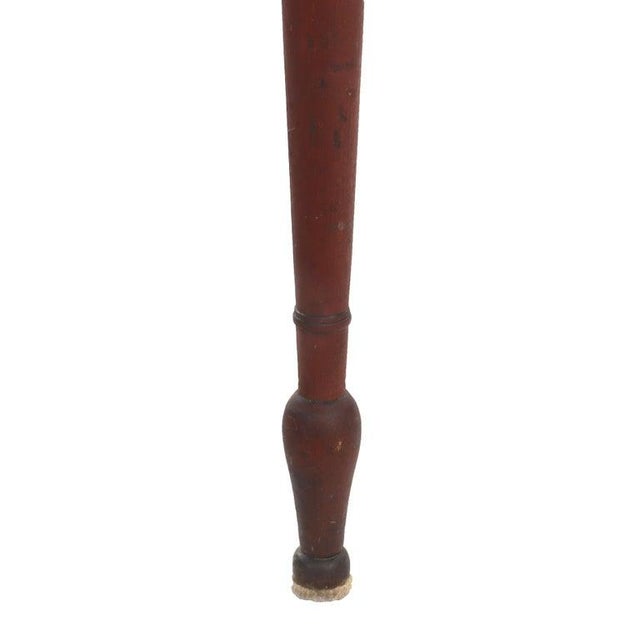 Antique Cherry & Tiger Maple 3-Drawer Small Server C1830 For Sale - Image 13 of 15