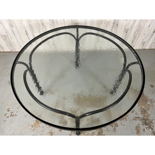 1950s Tadao Inouye for Brown Jordan Kantan Patio Table and Four Chairs, Attributed For Sale In Dallas - Image 6 of 12