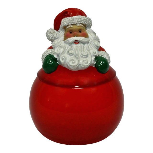 Santa Claus Candy Dish | Chairish