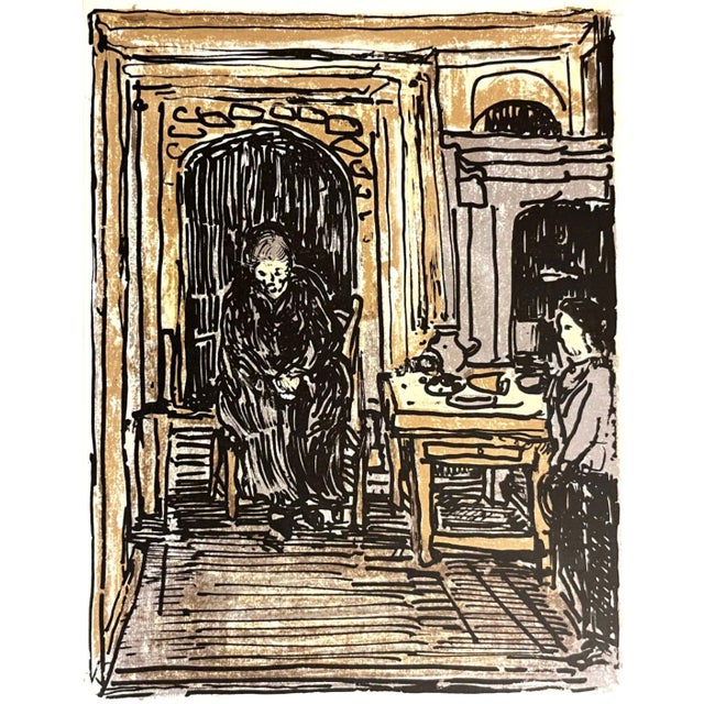 Artist: Andre Cottavoz Country: France Title: L’Ironie V2-4 Medium: Original Lithograph Marks: Not signed, not numbered...