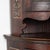 Brown Original Brown Painted Swedish Pine Corner Cabinet Cupboard Dated 1839 For Sale - Image 8 of 12