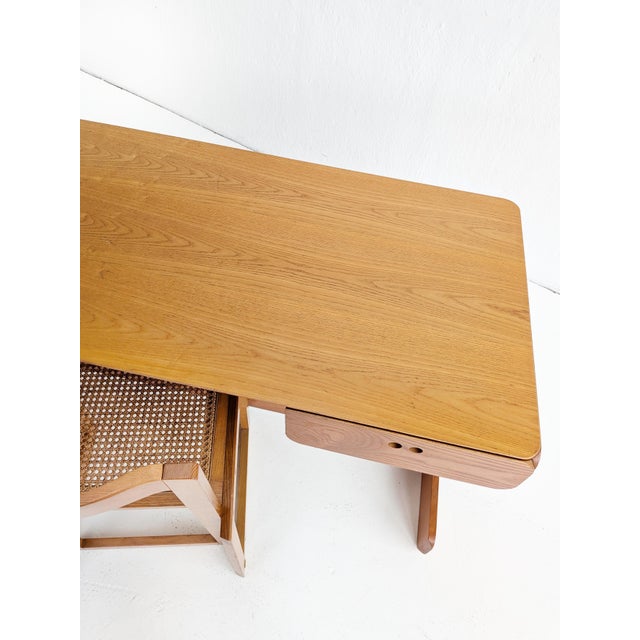 Mid-Century Modern Desk and Chair by Derk Jan De Vries, 1970s, Set of 2 For Sale - Image 15 of 16