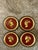 Vintage Grand Tour Wooden Profile Medallions - Set of 4 For Sale In West Palm - Image 6 of 18
