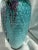 Paint Japanese Cloisonne Enamel Vase Wisteria Ice Blue Ground 7 in Antique Meiji Era For Sale - Image 7 of 14