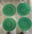 Antique 19th Century Minton Majolica Green Leaf Basketweave Plates - Set of 4 For Sale In New York - Image 6 of 16