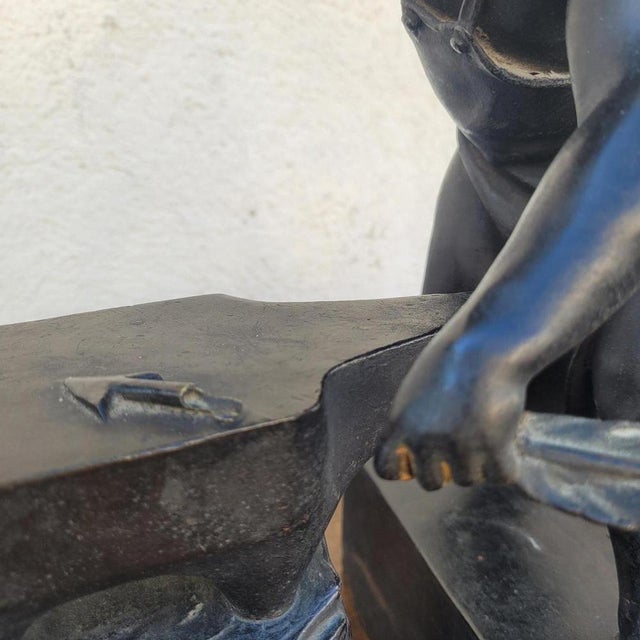 Metal Amours Forgerons, 19th Century, Bronzes, Set of 3 For Sale - Image 7 of 15