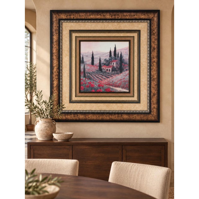 Miro Kenarov’s “Tuscany Poppies” brings the warmth and romance of the Italian countryside to an impressively scaled,...