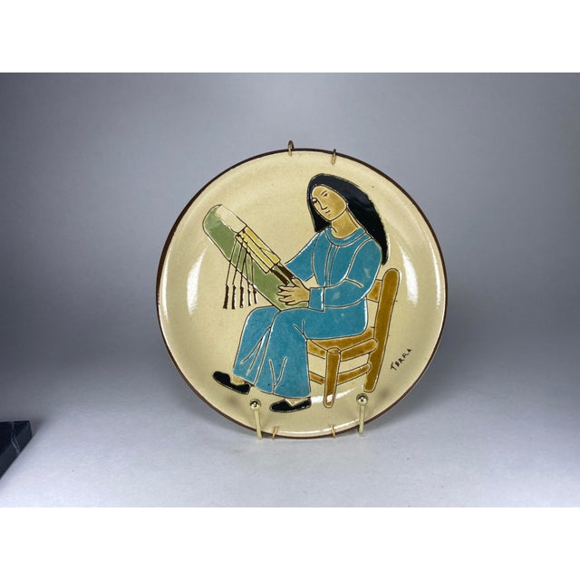 Ceramic Wall Plates Terra Series from Bruch Barcelona, Spain, 1960s Set of 6 For Sale - Image 7 of 12