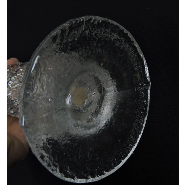 1970s Iittala Festivo Glass Candlesticks by Timo Sarpaneva - Set of 8 For Sale - Image 9 of 11