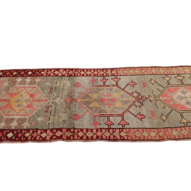Mid 20th Century Vintage Runner For Sale - Image 4 of 7