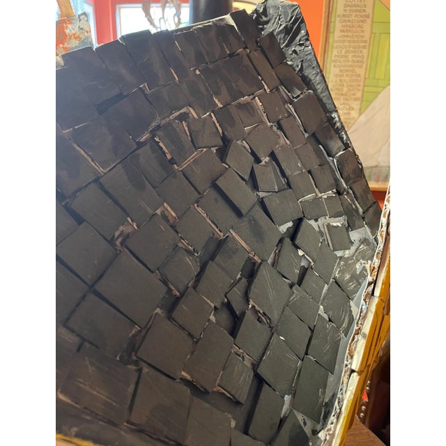 Folk Art Contemporary Outsider Art Mixed-Media Sculpture of Affordable Housing For Sale - Image 3 of 10