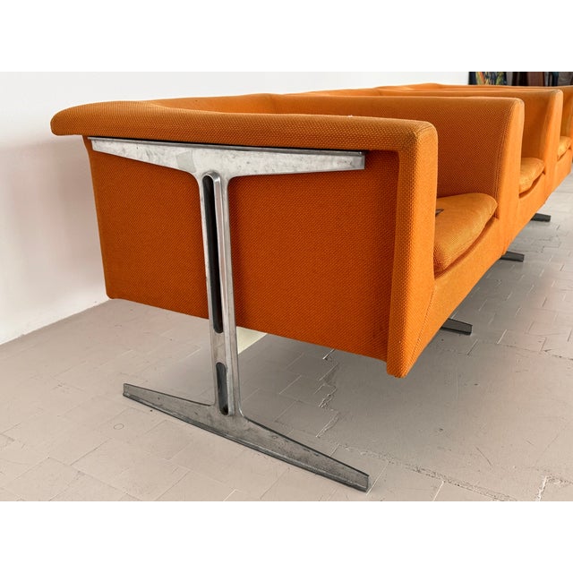 Metal 3-Seater Sofa Mod 630 by Geoffrey Harcourt for Artifort, 1974 For Sale - Image 7 of 18