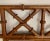 Chocolate Vintage Burnt Faux Tortoise Bamboo Console Table With Wall Mirror – Palm Beach Chinoiserie Style, Set of 2 Pieces For Sale - Image 8 of 11