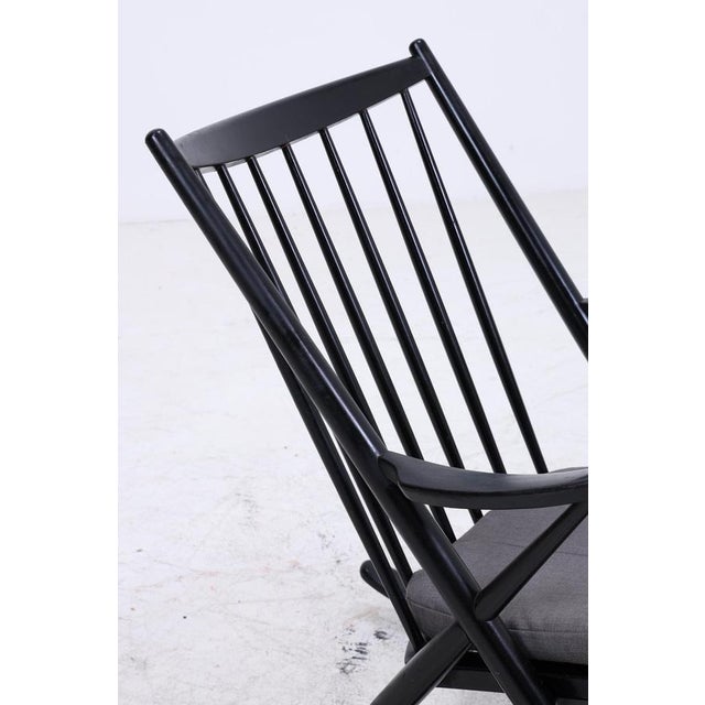 Mid-Century Danish Rocking Chair Model 182 by Frank Reenskaug for Bramin For Sale - Image 6 of 17