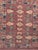 Pretty late 20th century Turkmen Afghan rug with beautiful decorative design and nice colours with a red brown field,...