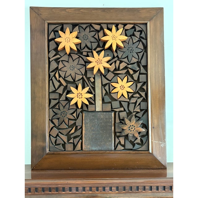 Mid-Century Modern 1970s Cappi Korean Layered Wall Panel Sculpture For Sale - Image 3 of 11