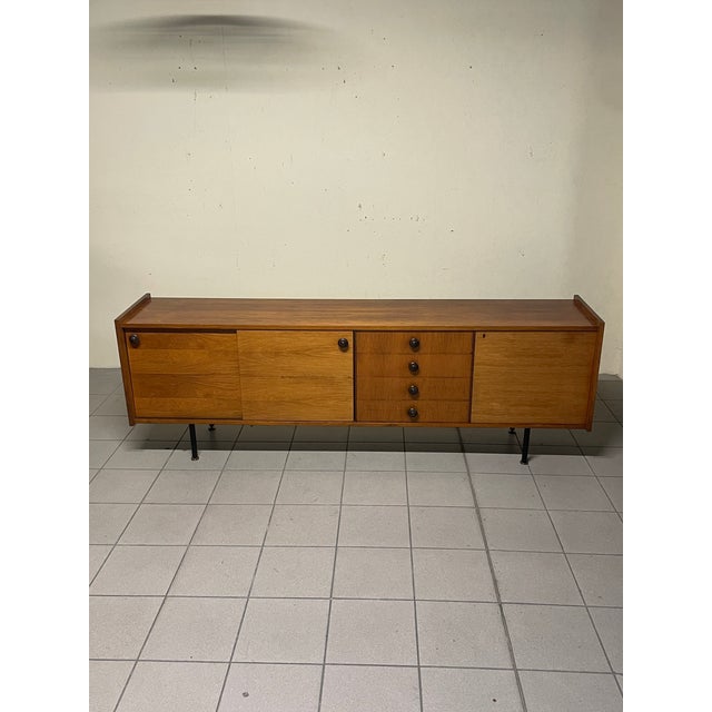 Modernist Teak Wood Sideboard, 1960s For Sale - Image 9 of 18