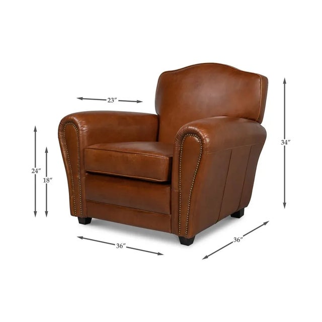 Animal Skin Art Deco Style Club Chair For Sale - Image 7 of 12