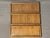 3 Antique Wooden Cigar Display Boxes, possibly for retail, each measuring 54 x 20 x 4.5 cm. Removable trays and glass....
