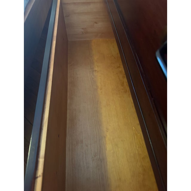 Pottery Barn Stratton Dark Brown Wood Dresser For Sale - Image 13 of 15