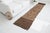 Turkish Mid 20th Century Handwoven Brown Tribal Hallway Rug For Sale - Image 3 of 10